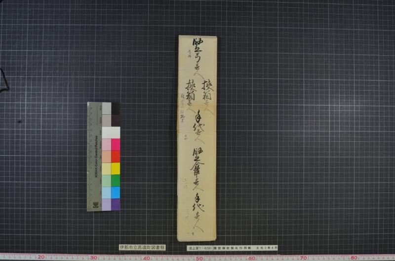 諏訪御柱祭礼行列帳 - ページ 8