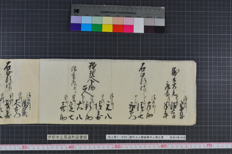 遊行上人御逗留中人割之覚 - ページ 10