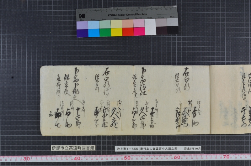 遊行上人御逗留中人割之覚 - ページ 13