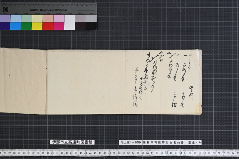 建福寺再建寄付金名前書 - ページ 12
