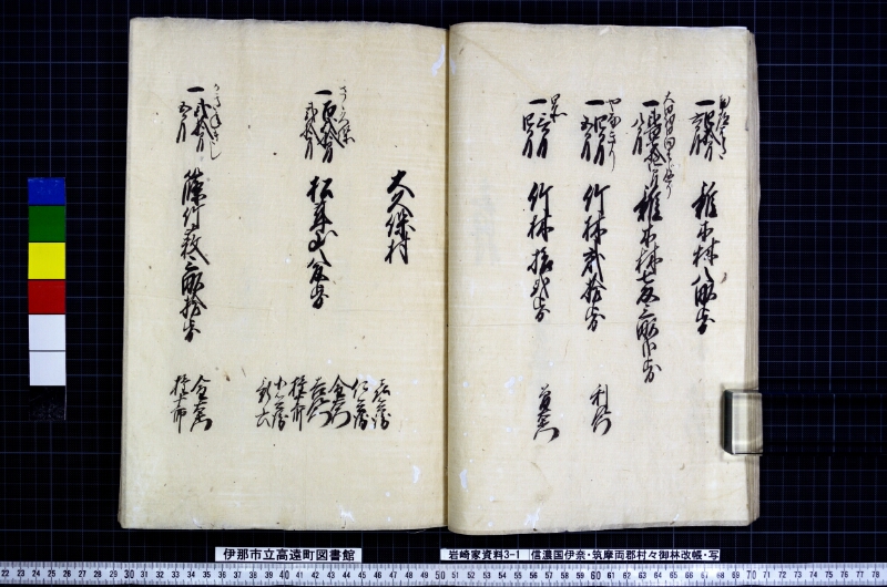 信濃国伊奈筑摩両郡村々御林改帳 - ページ 33