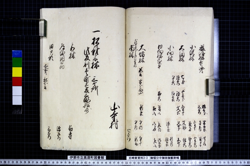 御領分中御林御藪附帳 - ページ 44