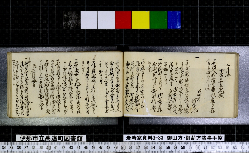 御山方御薪方諸事手控 - ページ 34