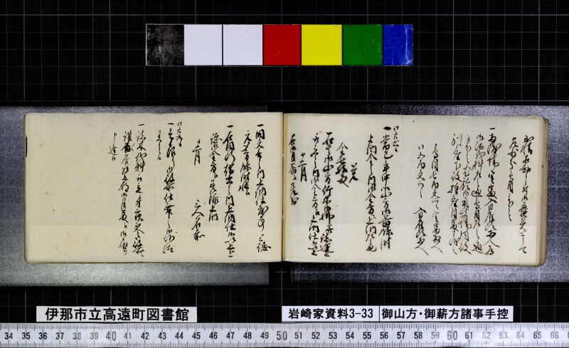 御山方御薪方諸事手控 - ページ 57