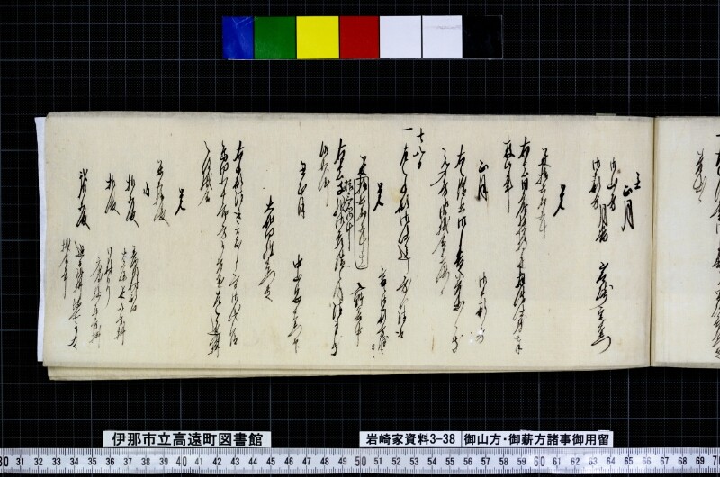 御山方御薪方諸事御用留 - ページ 7