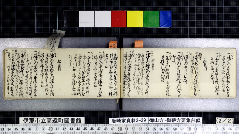御山方御薪方要集部録 - ページ 68