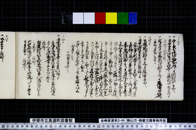 御山方御薪方諸事御用留 - ページ 4