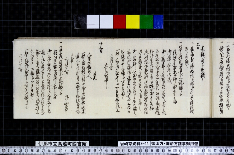 御山方御薪方諸事御用留 - ページ 9