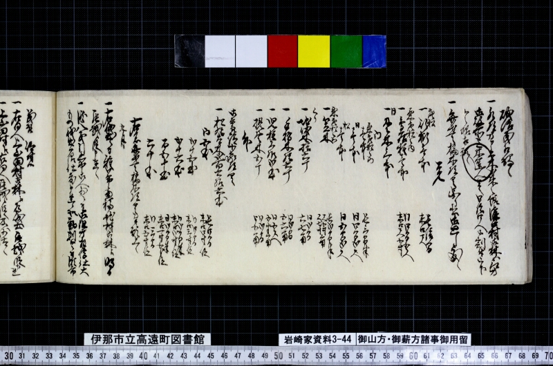 御山方御薪方諸事御用留 - ページ 90