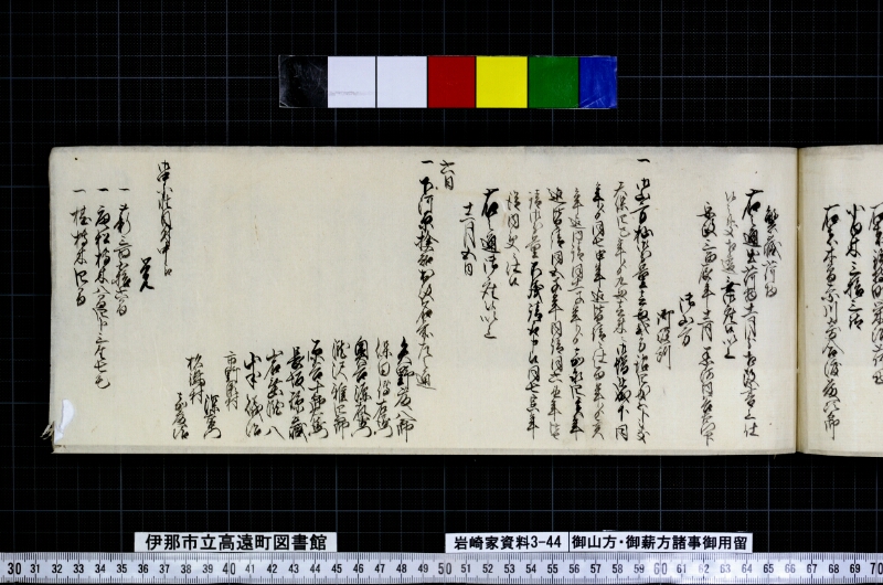 御山方御薪方諸事御用留 - ページ 129