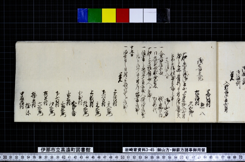 御山方御薪方諸事御用留 - ページ 121