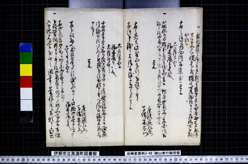 御山奉行御用留 - ページ 3