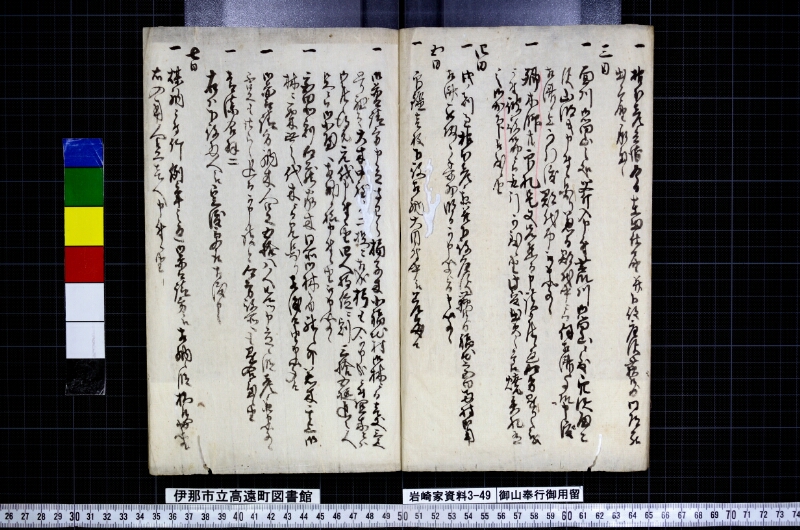 御山奉行御用留 - ページ 7