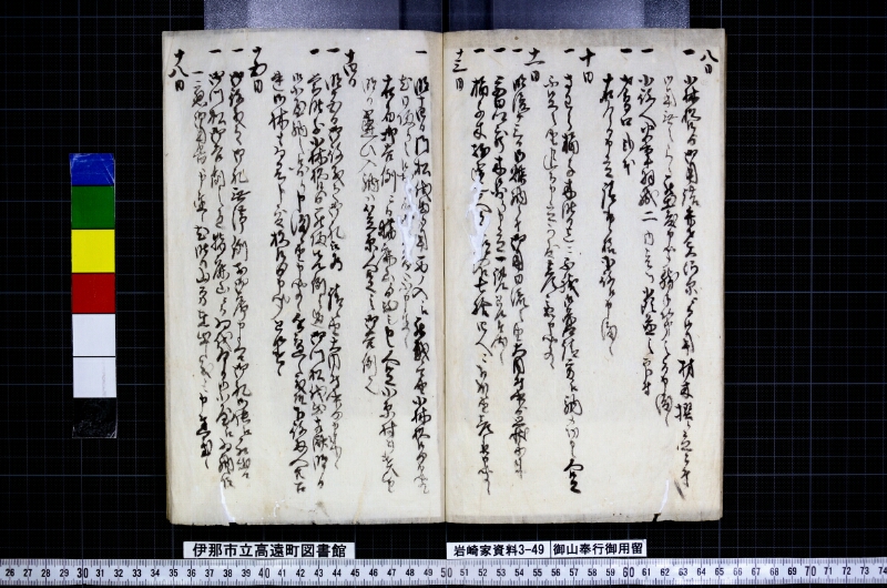 御山奉行御用留 - ページ 8