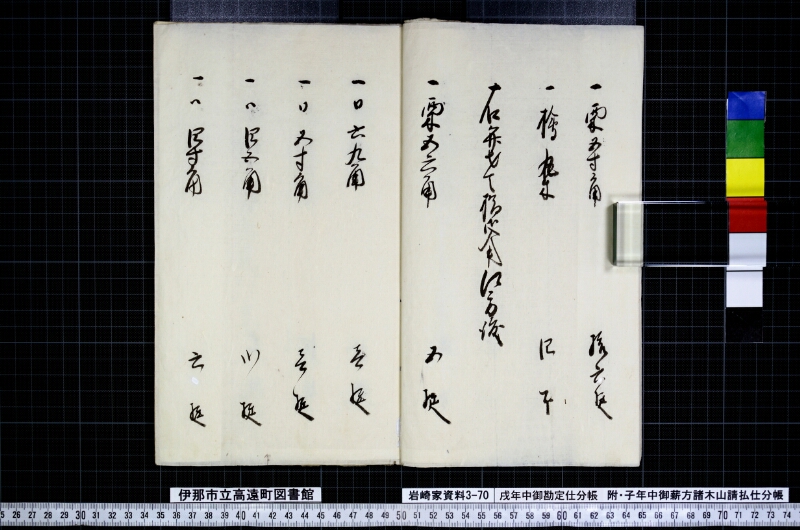 戌年中御勘定仕分帳 - ページ 5