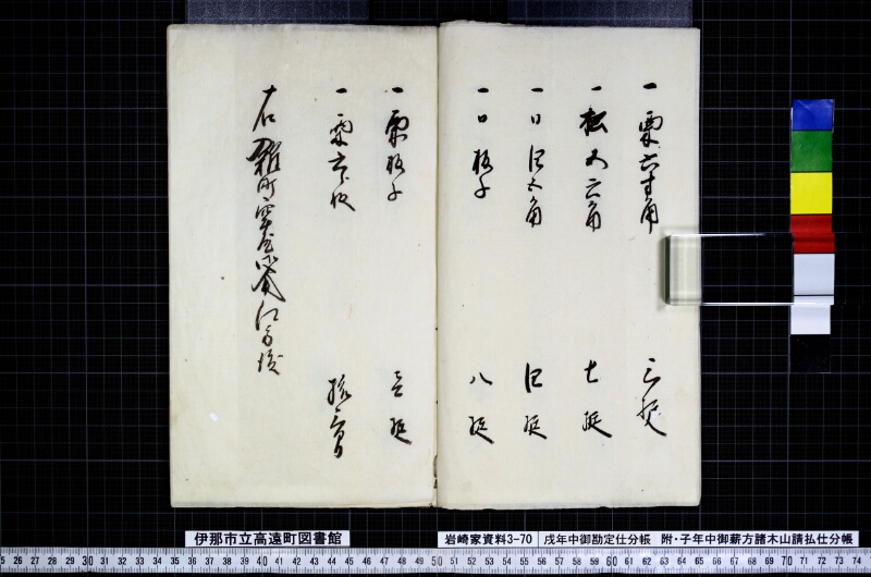 戌年中御勘定仕分帳 - ページ 6