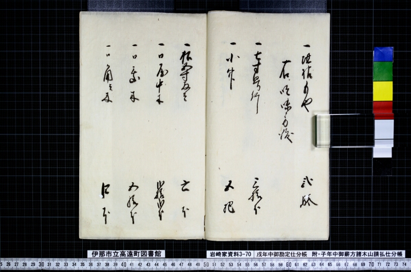 戌年中御勘定仕分帳 - ページ 8