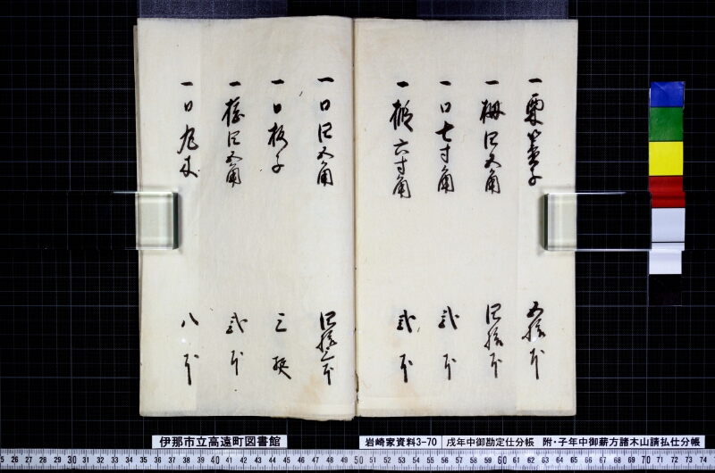 戌年中御勘定仕分帳 - ページ 11