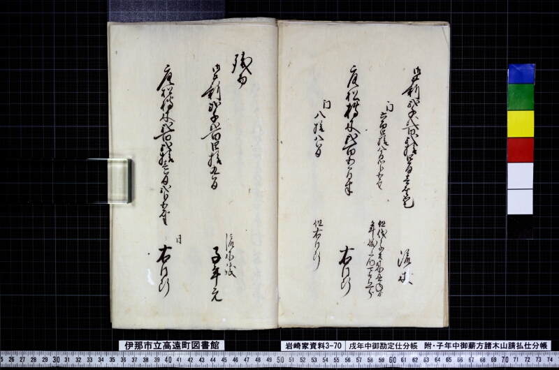 戌年中御勘定仕分帳 - ページ 18