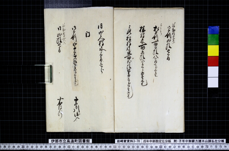戌年中御勘定仕分帳 - ページ 21