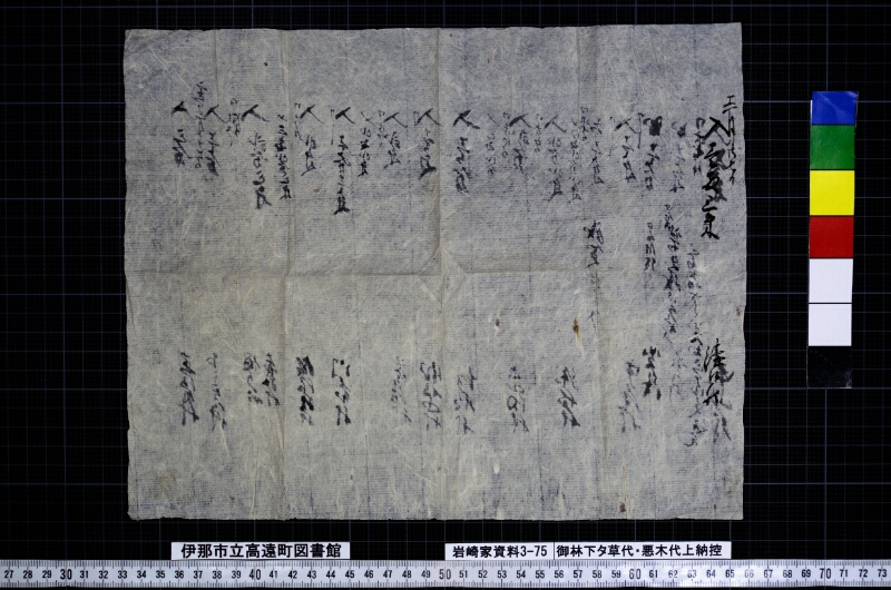 御林下タ草代悪木代上納控 - ページ 19