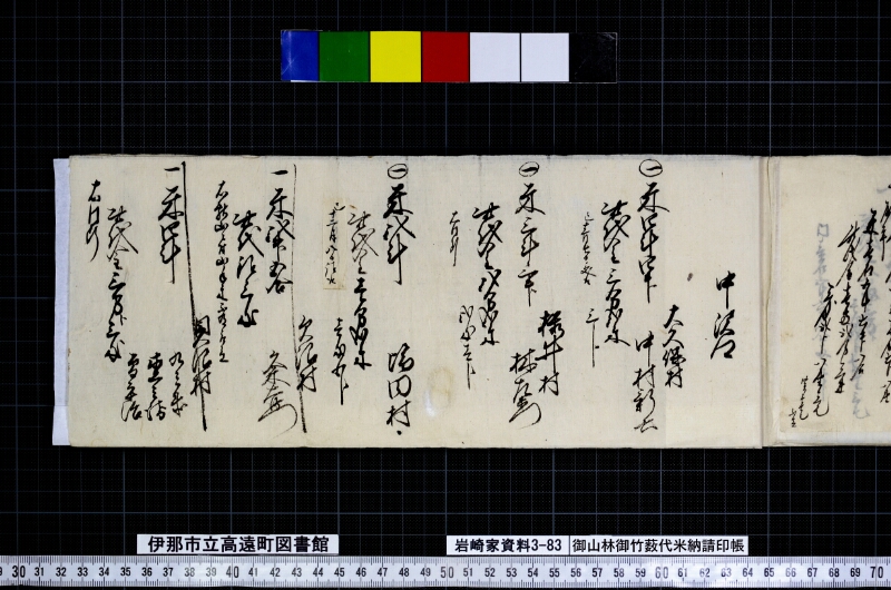 御山林御竹薮代米納請印帳 - ページ 27