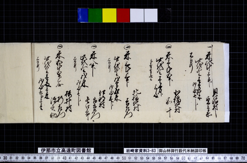 御山林御竹薮代米納請印帳 - ページ 28