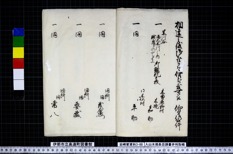 入山木挽條目請書并判取帳 - ページ 8
