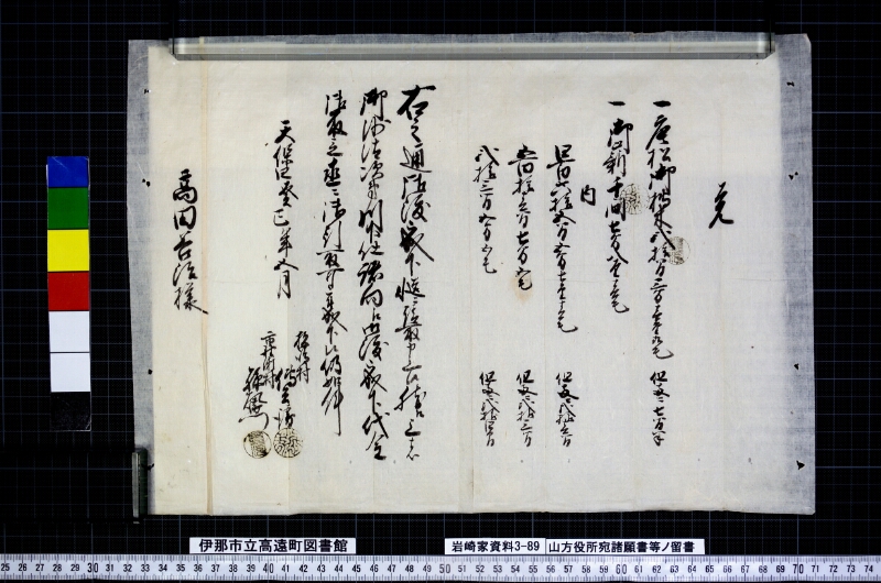 山方役所宛諸願書等ノ留書 - ページ 13