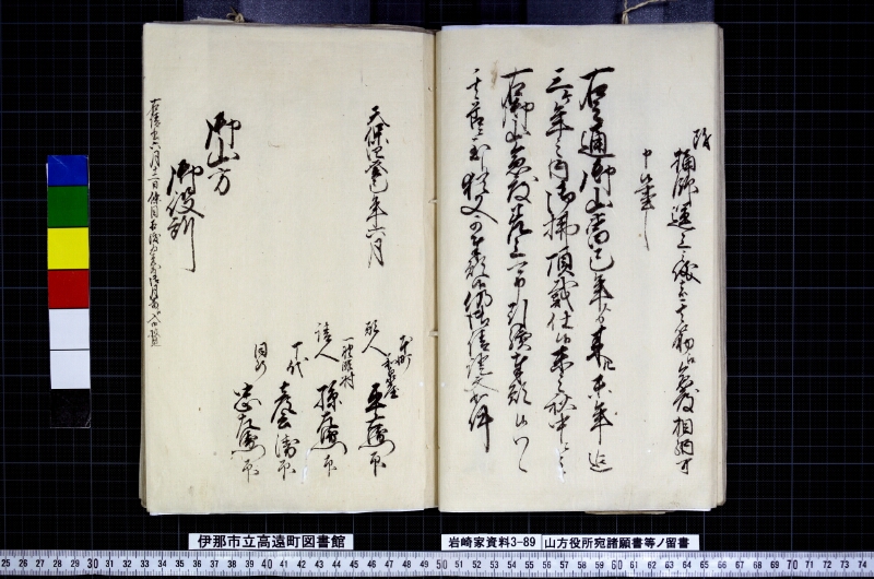 山方役所宛諸願書等ノ留書 - ページ 25