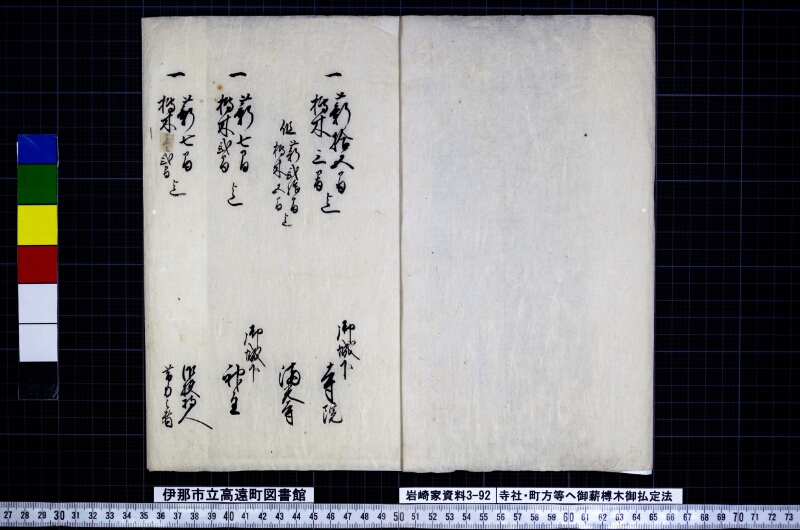 寺社町方等江御薪榑木御払定法 - ページ 2