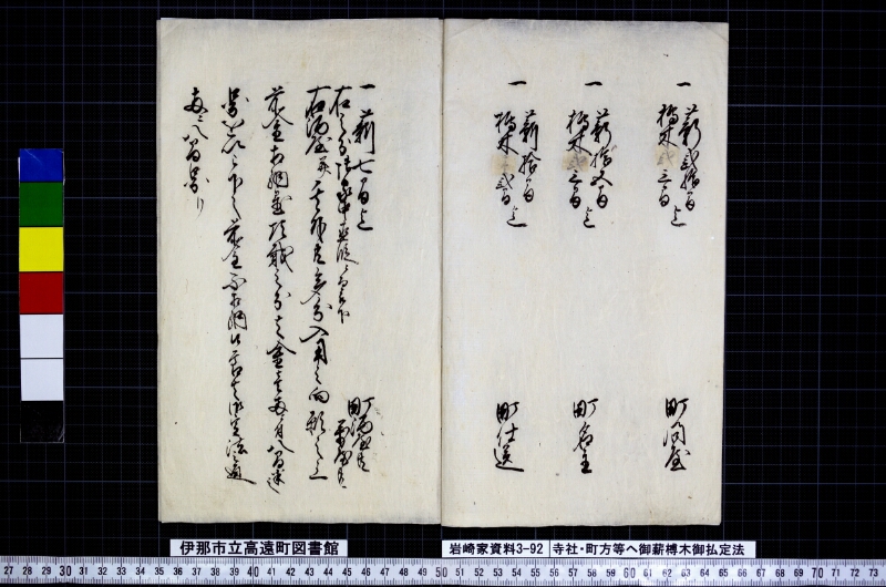 寺社町方等江御薪榑木御払定法 - ページ 3
