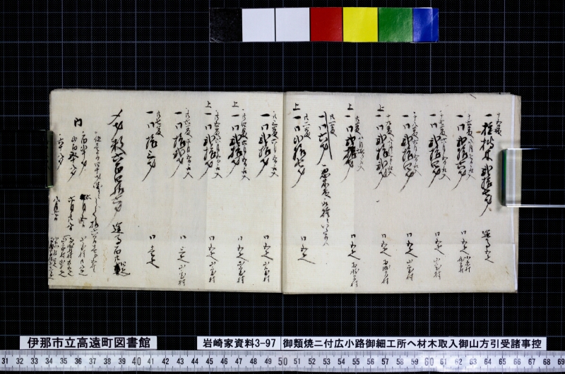 御類焼ニ付広小路御細工所江材木取入御山方引受諸事控 - ページ 7