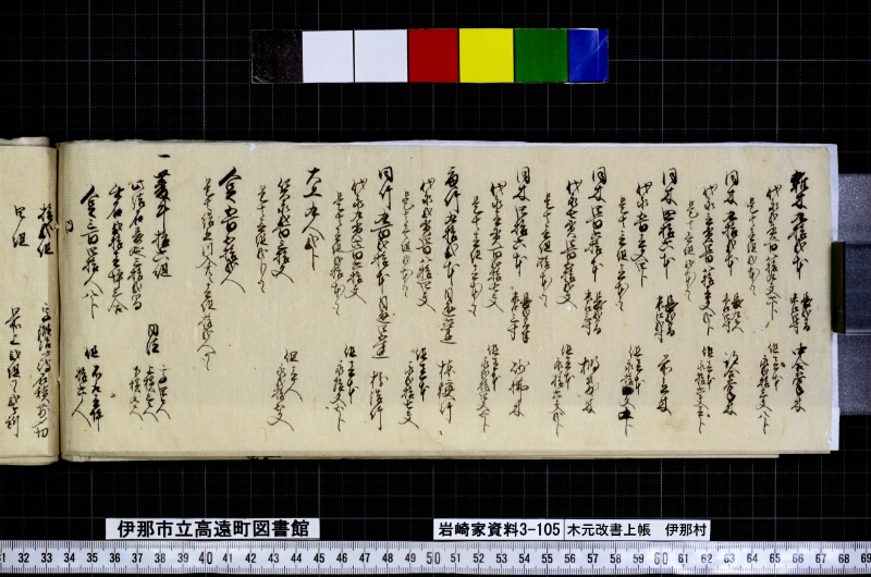 木元改書上帳伊那村 - ページ 8