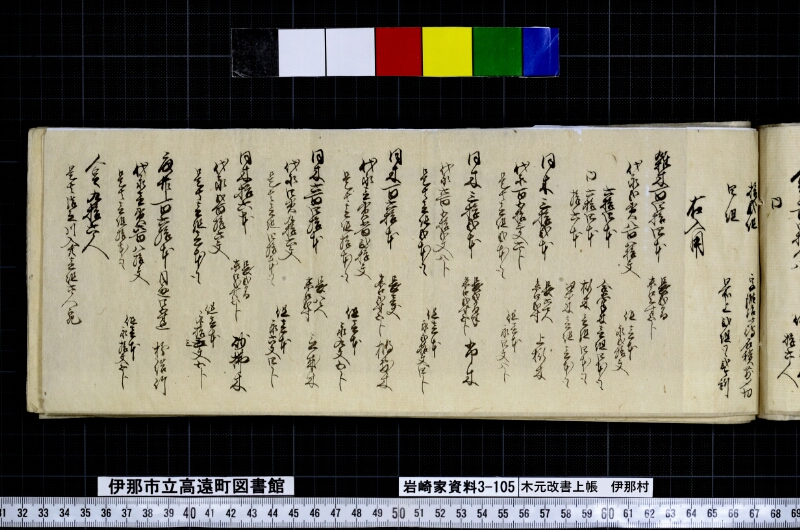 木元改書上帳伊那村 - ページ 9