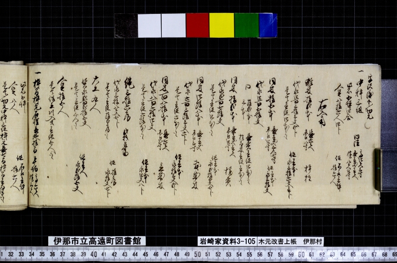 木元改書上帳伊那村 - ページ 10