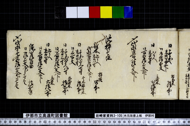 木元改書上帳伊那村 - ページ 15