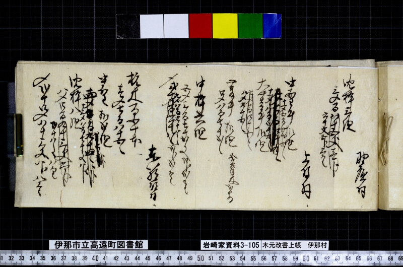 木元改書上帳伊那村 - ページ 19