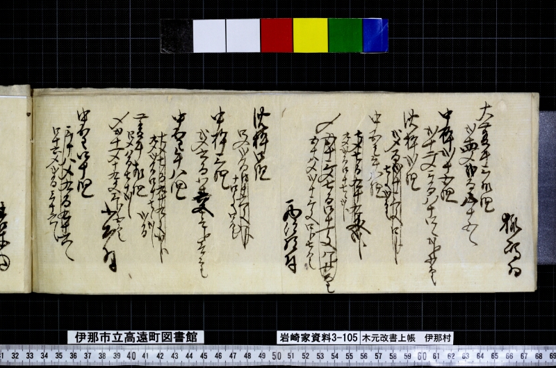 木元改書上帳伊那村 - ページ 20