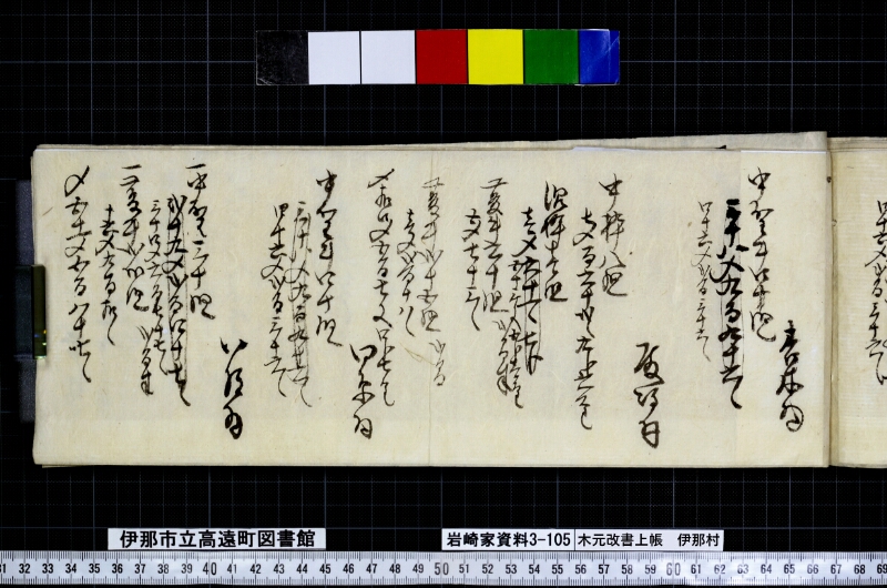 木元改書上帳伊那村 - ページ 21