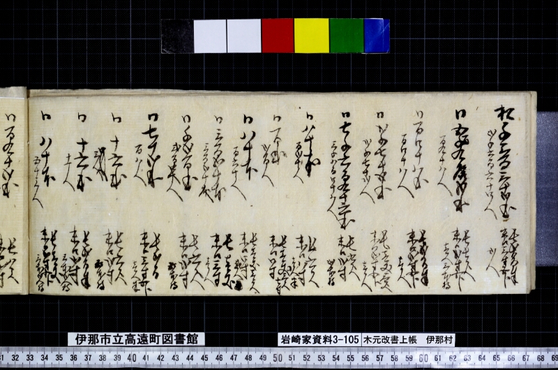 木元改書上帳伊那村 - ページ 24