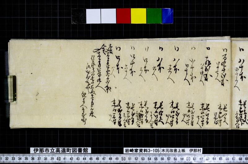 木元改書上帳伊那村 - ページ 25