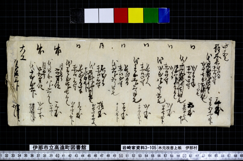 木元改書上帳伊那村 - ページ 30