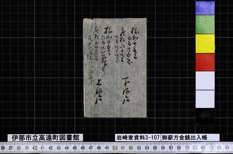 御薪方金銭出入帳 - ページ 21