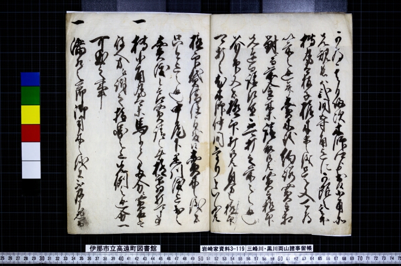 三峯川黒川両山諸事留帳 - ページ 3