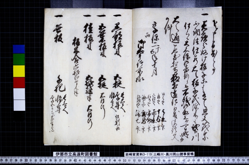 三峯川黒川両山諸事留帳 - ページ 10