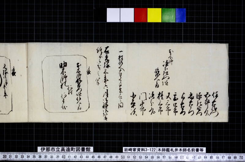 木師鑑札并木師名前書等 - ページ 2