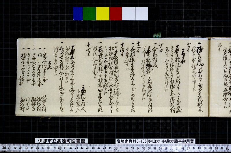 御山方御薪方諸事御用留 - ページ 101