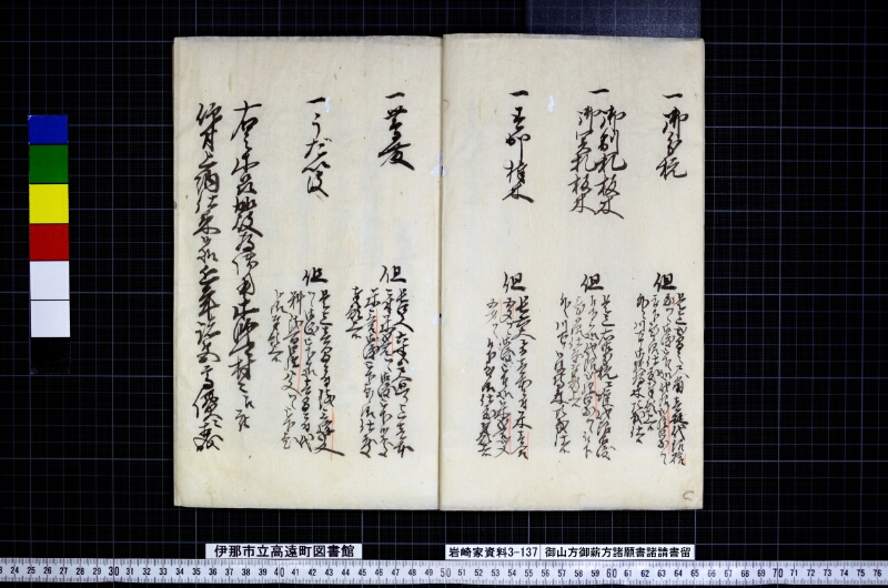 御山方御薪方諸願書諸請書留 - ページ 4
