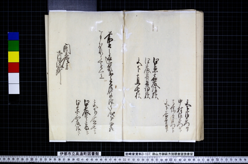 御山方御薪方諸願書諸請書留 - ページ 47